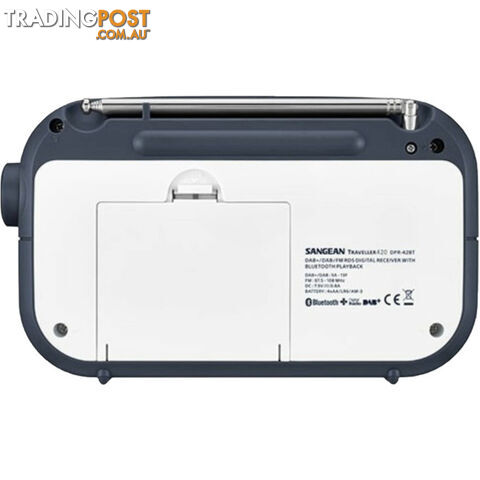DPR42BTIB SANGEAN DAB+ FM PORTABLE RADIO WITH BLUETOOTH - photo 3 of 3