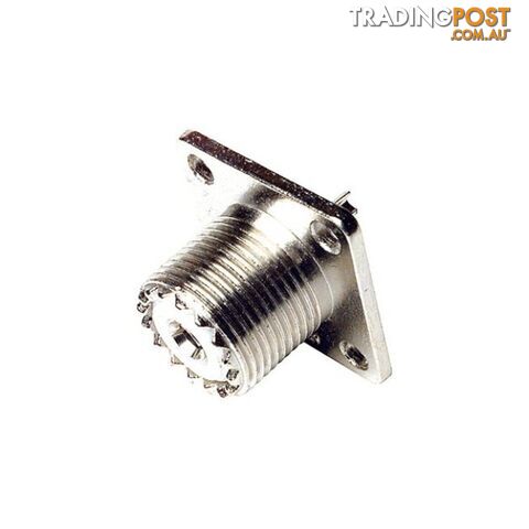 PG2032 UHF PANEL SOCKET SQUARE BASE SOLDER TYPE SO239
