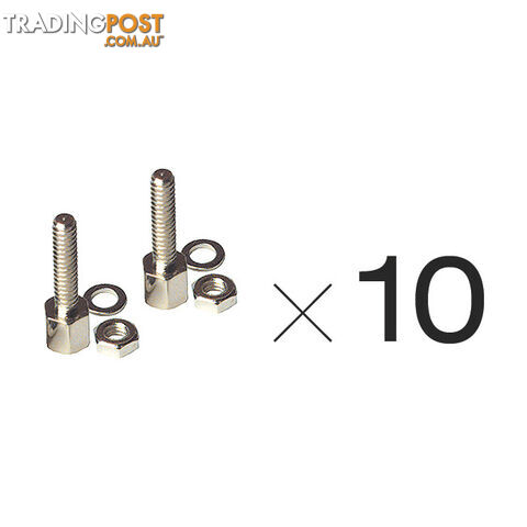 PJ6003 LONG BUSHING 10 PAIRS NUTS M3