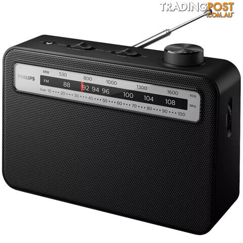 TAR2506 PHILIPS PORTABLE AM/FM RADIO - photo 2 of 5