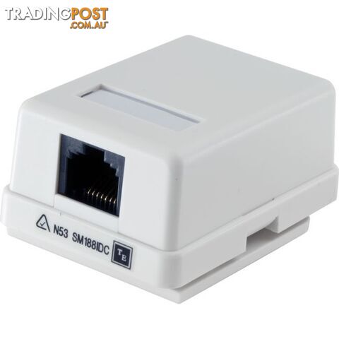 SMBT1C5 CAT5 RJ45 SURFACE MOUNT SOCKET 8P8C IDC PUNCH IN TERMINATED