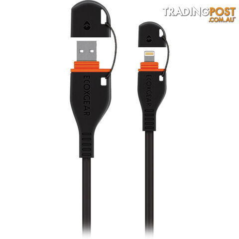 LC7382 WATERPROOF LIGHTNING USB 1.2M ECOXCABLE