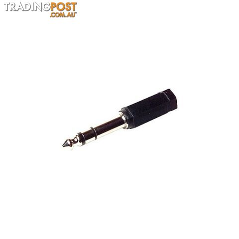 PA1801 6.3MM STEREO PLUG TO 3.5MM STEREO SOCKET ADAPTOR
