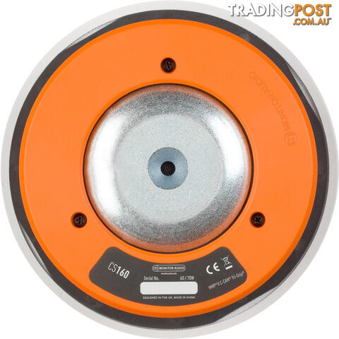 CS160R SLIM 6" 2 WAY CEILING SPEAKER MMP11 BASS AND C-CAM TWEETER - photo 3 of 5