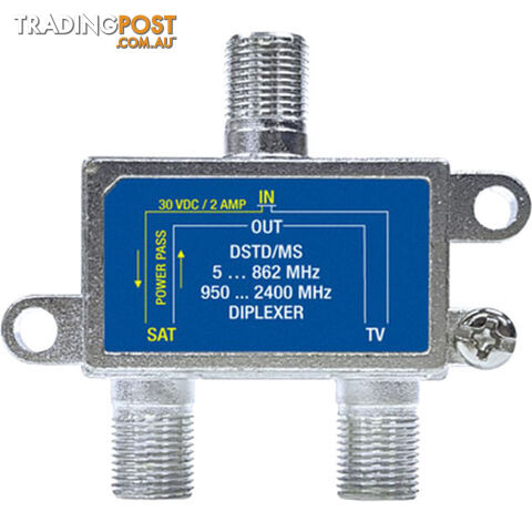 DSTD/MS SATELLITE & FTA DIPLEXER 'F' TYPE BS20 FOX APP F30979