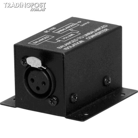 A2513 XLR TO RCA CONVERTER BALANCED TO UNBALANCED