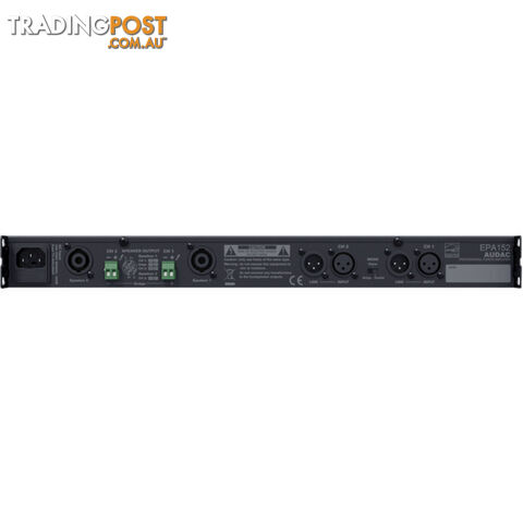 EPA152 AUDAC 2 X 150W RMS POWER AMP CLASS D - photo 2 of 2