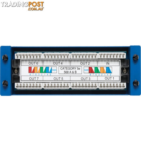 RLIR170 IR OVER CAT5 DISTRIBUTION HUB 7X RJ45 IN 1 OUT RESI-LINX - photo 3 of 4