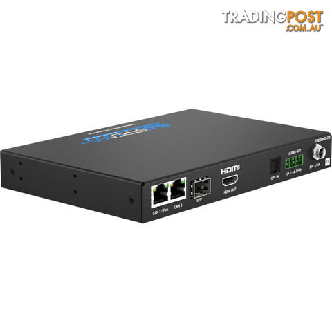 IP300UHDRX IP MULTICAST UHD 18GBPS VIDEO RECEIVER OVER 1GB IR, RS-232 & USB / KVM, POE- HDCP2.2