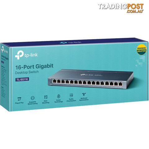 TLSG116 16 PORT GIGA DESKTOP SWITCH - photo 3 of 3