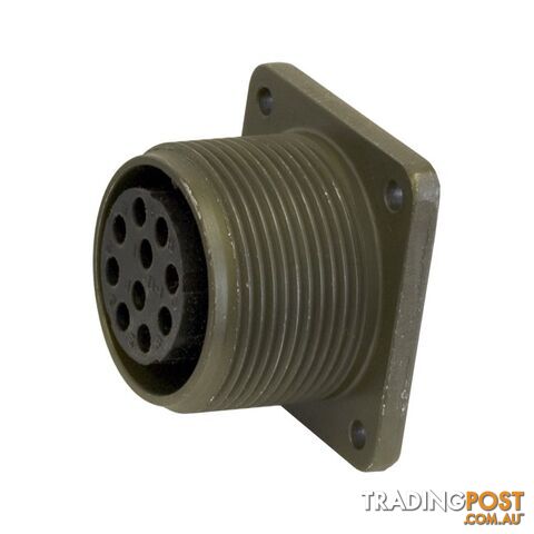 PW4670 10 PIN PANEL MOUNT SOCKET MS97 MILITARY STYLE