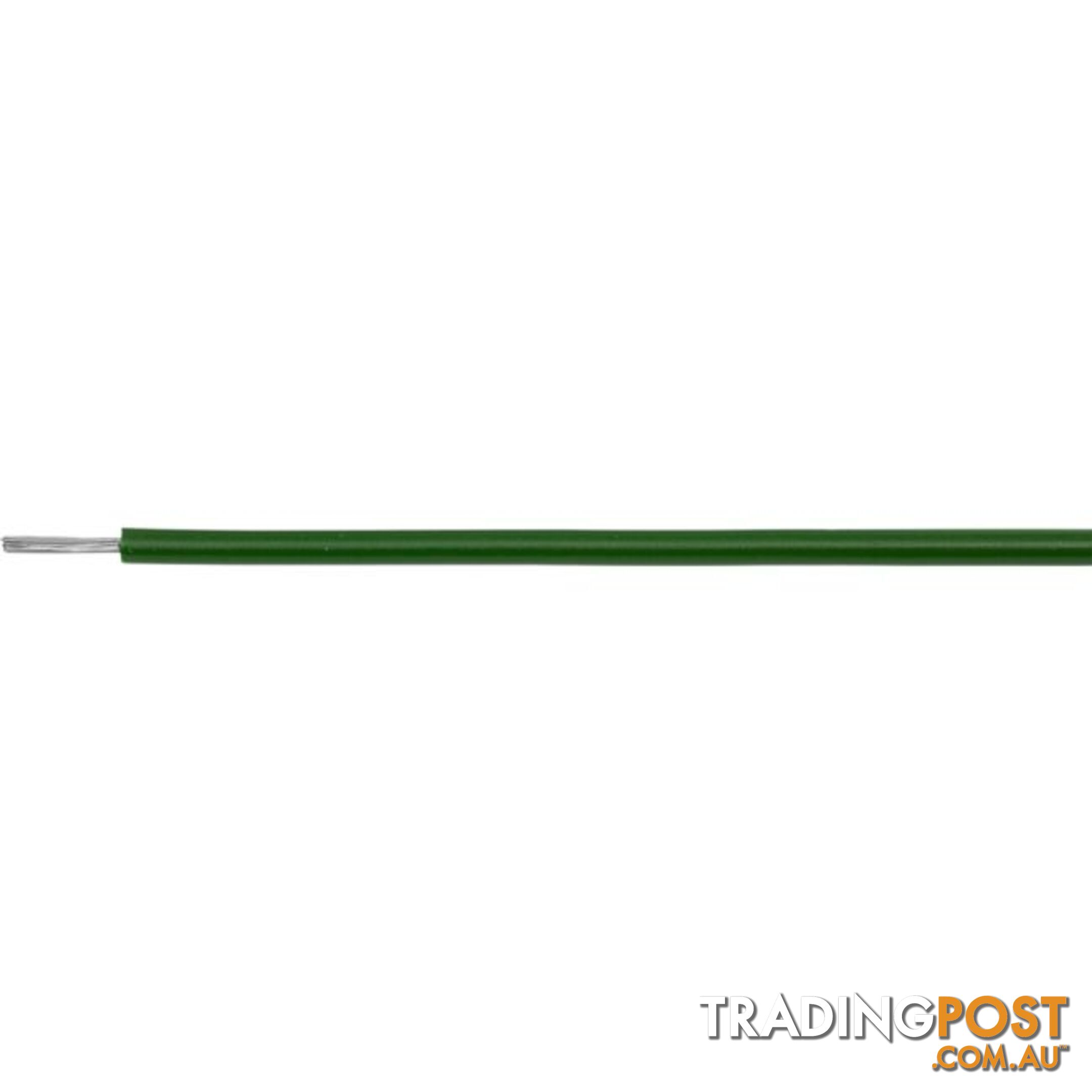 24-.2G-1M GREEN HOOKUP WIRE/ CABLE-1M 7A - PER METRE