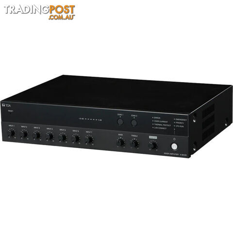 A3612D 120W NETWORK CLASS D MIXER AMP 2 ZONE 7 INPUTS 100V-18/16 OHM