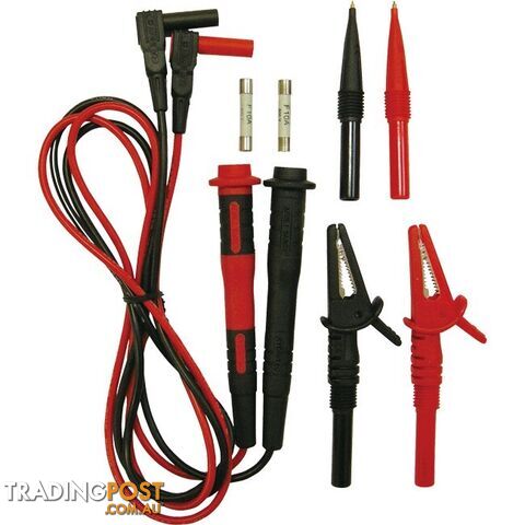 7159B SAFETY TEST LEADS WITH FUSE AND ALLIGATOR CLIP KIT
