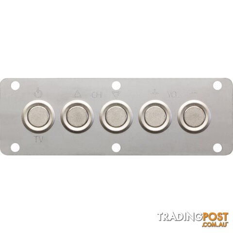 CRM51R VANDAL PROOF IR REMOTE PANEL 5 BUTTONS IN ROW ON RECTANGLE - photo 3 of 3