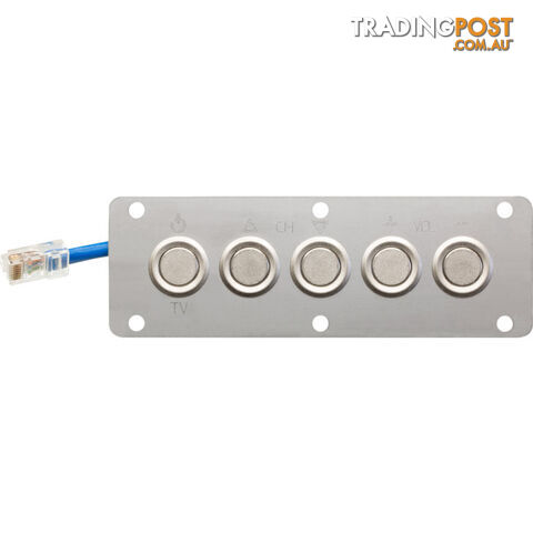 CRM51R VANDAL PROOF IR REMOTE PANEL 5 BUTTONS IN ROW ON RECTANGLE