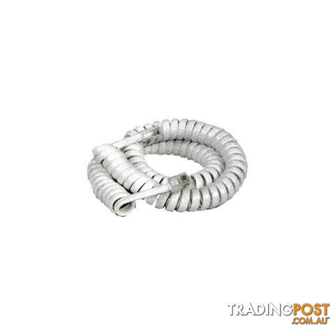 CC0020B/IVY 5M IVORY HANDSET CURLY CORD TEL4501