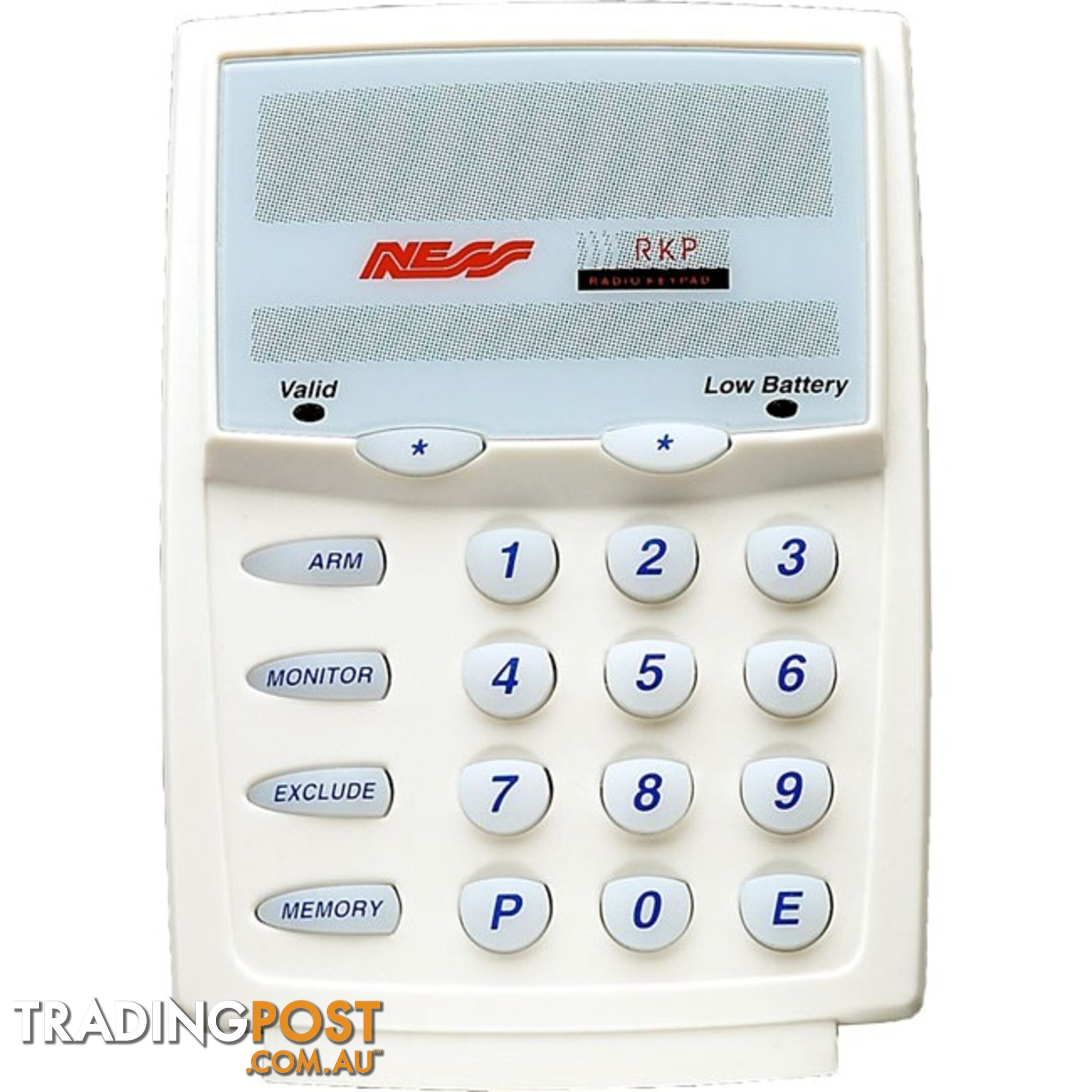 100-001 RADIO CONTROLLED KEYPAD SUITS NESS PANELS WITH 100-200