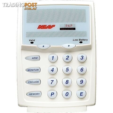 100-001 RADIO CONTROLLED KEYPAD SUITS NESS PANELS WITH 100-200