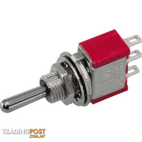 ST2048 MINI TOGGLE SWITCH SPDT-CO MOM - OFF - ON