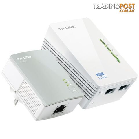 WPA4220KIT WIRELESS POWERLINE EXTENDER 300MBPS WIFI TLWPA4220 - photo 2 of 3