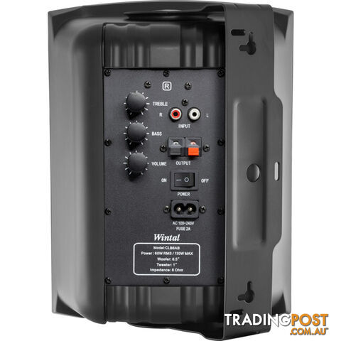 CLB6AB 6" ACTIVE BOX SPEAKERS WITH BLUETOOTH RENAMING BLACK 60W RMS 130W MAX - photo 3 of 4