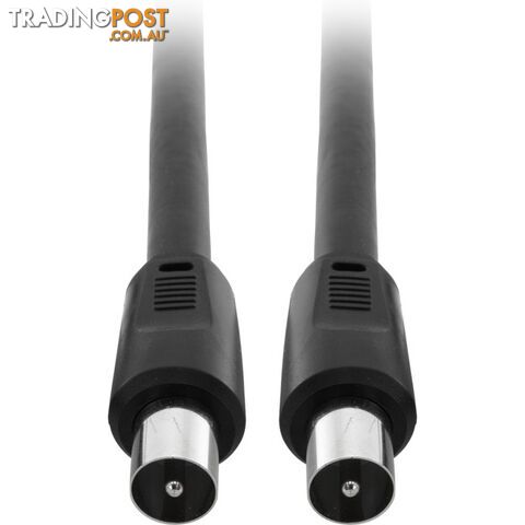 FL59Q-1.5PP 1.5M RG59QUAD PAL FLYLEAD PAL PLUG TO PLUG LEAD - BLACK