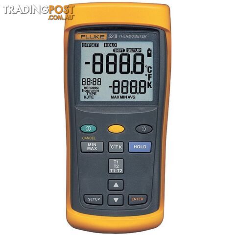 52-IIF DUAL INPUT THERMOMETER - FLUKE TRUE DIFFERENTIAL