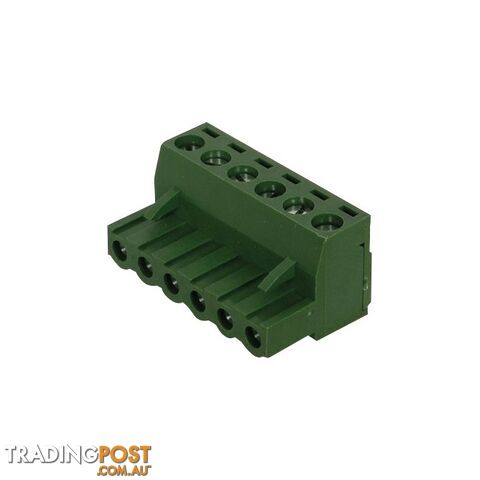 PM1206 6 WAY PHOENIX CONNECTOR 6 PIN GREEN PLUG