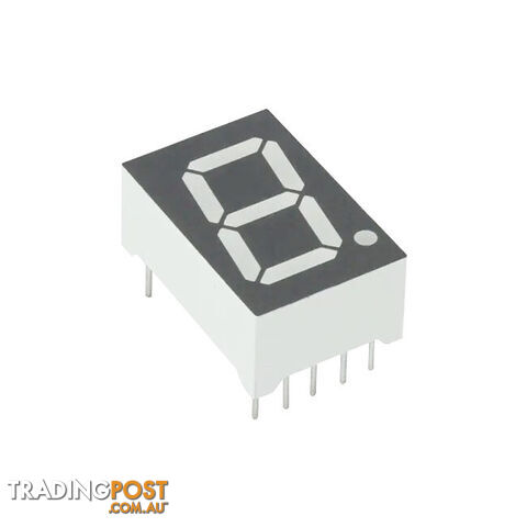 FND500 0.5" 7-SEGMENT LED DISPLAY COMMON CATHODE WHITE