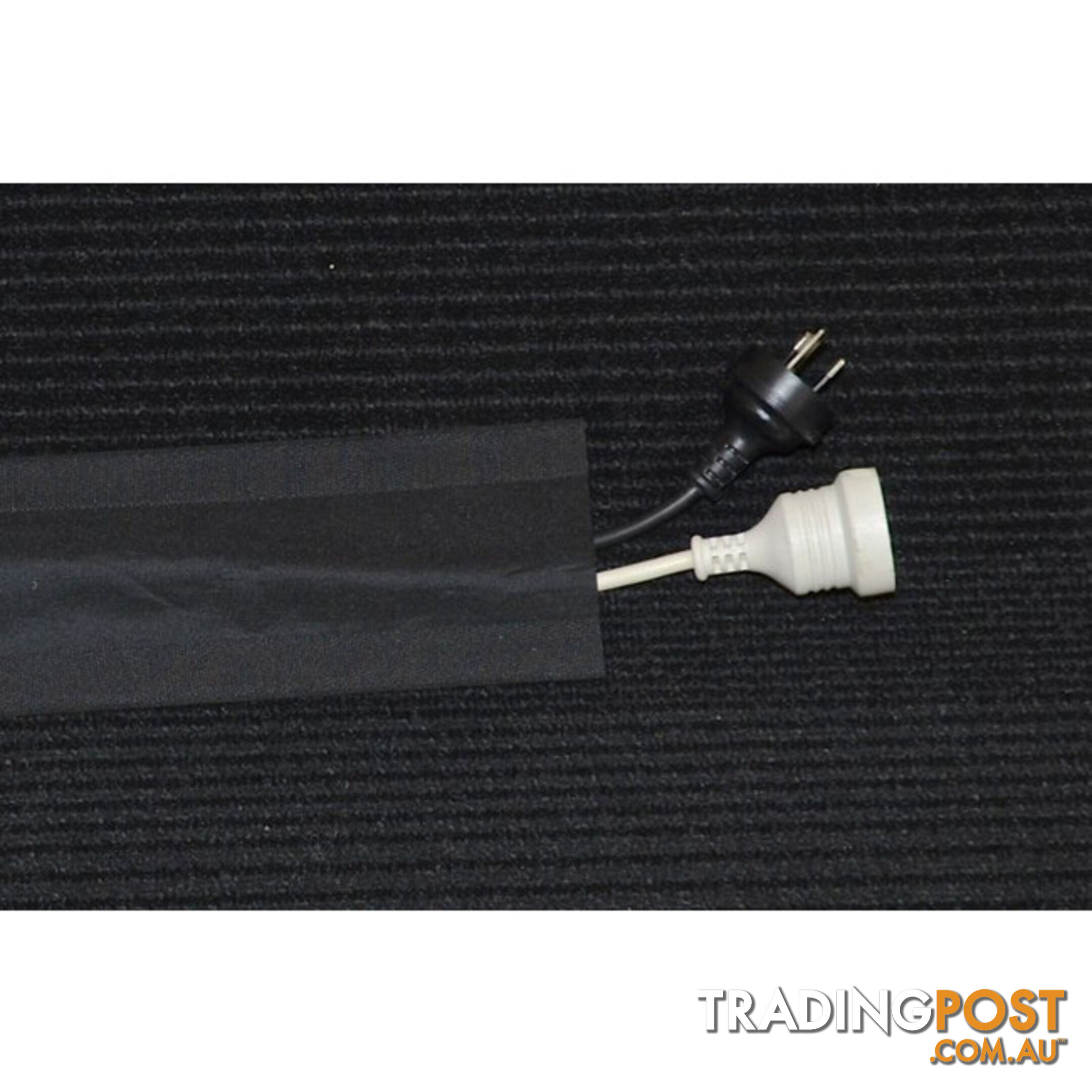 HP2000 25 METER ROLL CABLE COVER CARPET GRIP BLACK VELCRO