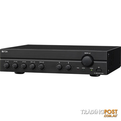 A2120D TOA 120W - 100V ONLY PA AMP 3X MIC, 2X AUX - VOX MUTING - photo 2 of 3
