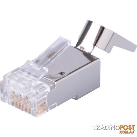 T3SPSC6G1.2 50PK STP RJ45 CAT6 SNAP PLUG SHIELDED EXT GROUND 2PC 1.2MM - photo 2 of 6