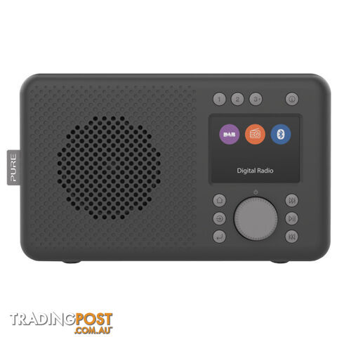 ELANDABCH PORTABLE DAB+ RADIO WITH BT CHARCOAL