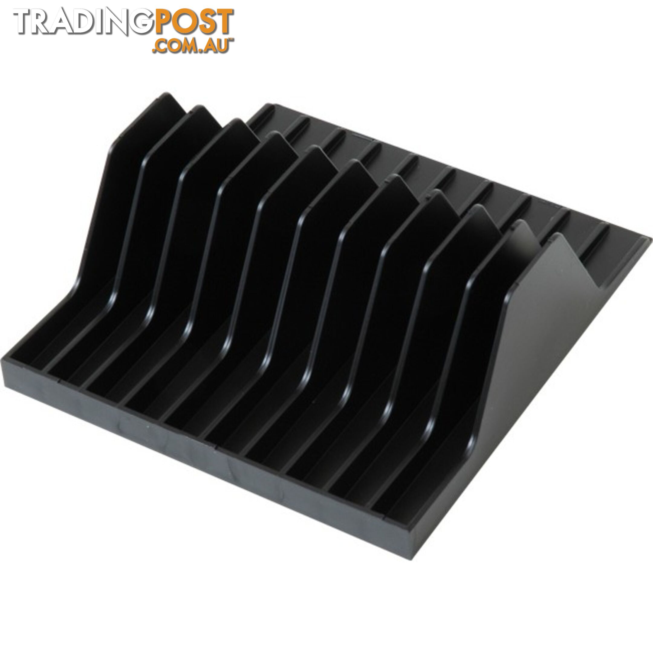 1A050BK SINGLE CD CASE FLIP TRAY HOLDS 10 CD CASES