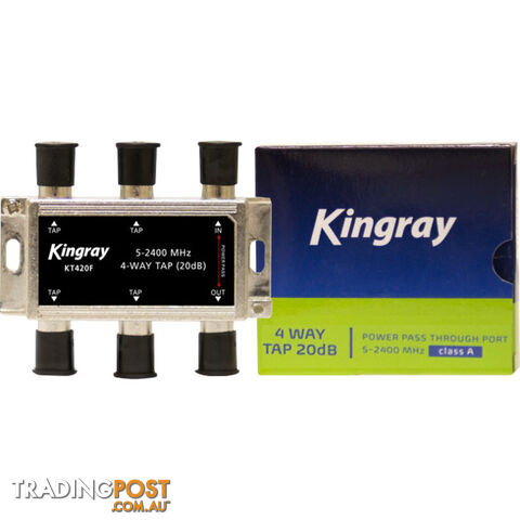 KT420F 4 WAY 20DB TAP 5-2400MHZ POWER PASS FOX APP. F30956