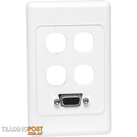 P5985 VGA WITH 4 GANG WALL PLATE FLEXIBLE CONNECTION