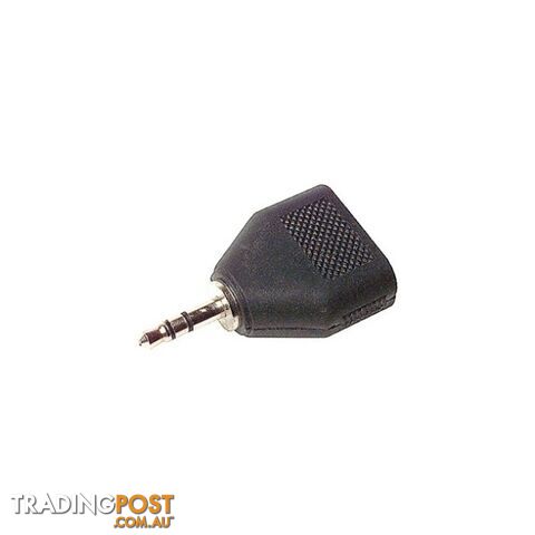 PA1060 3.5MM PLUG TO 2X 3.5MM SOCKETS STEREO TWIN ADAPTOR - photo 1 of 1