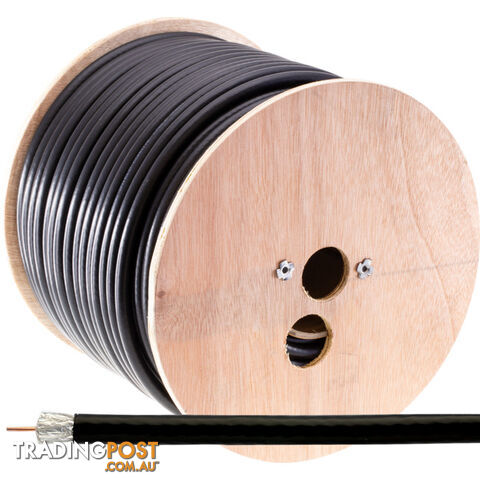 RG11QDR-100M RG11 QUAD SHIELD COAX CABLE 100M ROLL 75OHM DOSS