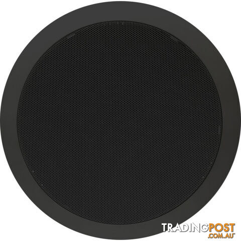 PC668BK BLACK 15W 8" DUALCONE EVAC SPK METAL GRILL & SPRING CATCH-TOA