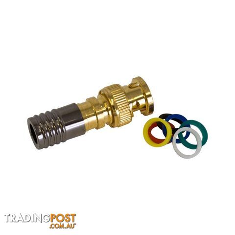 PG1092 BNC COMPRESSION GOLD PLUG TO SUIT RG59