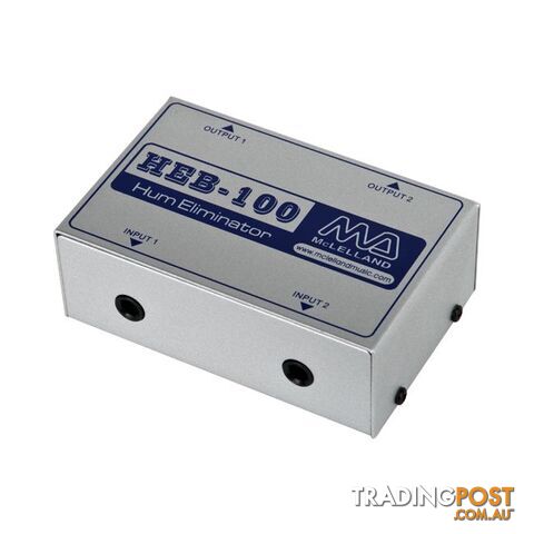 HEB100 PASSIVE HUM ELIMINATOR 6.3MM 2 CHANNEL MCLELLAND