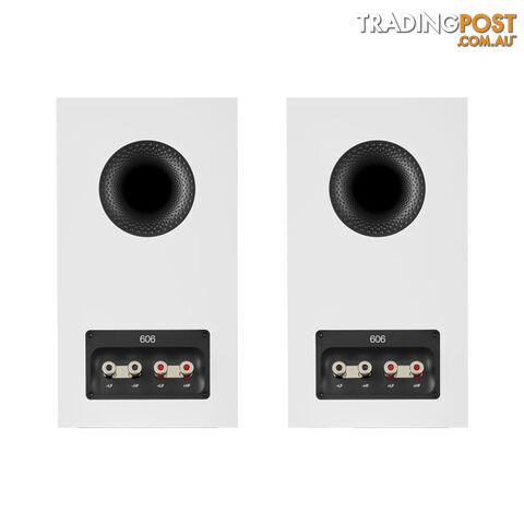 606S3W 2-WAY BOOKSHELF SPEAKERS WHITE FINISH - photo 3 of 4
