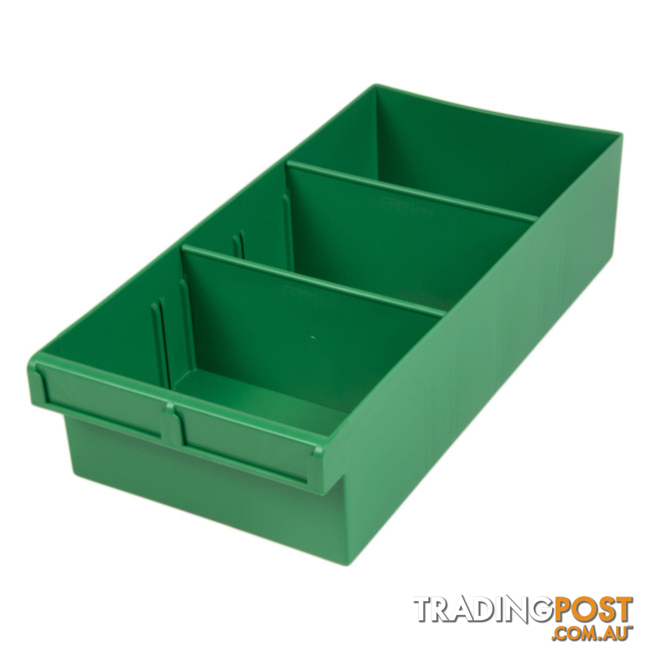 1H025GN 400MM LARGE SPARE PARTS TRAY GREEN DRAW WITH DIVIDERS