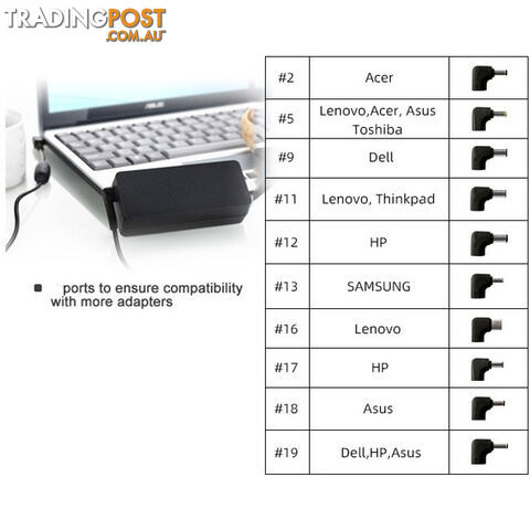 LPS18 65W LAPTOP ADAPTER 10 TIPS - photo 2 of 4