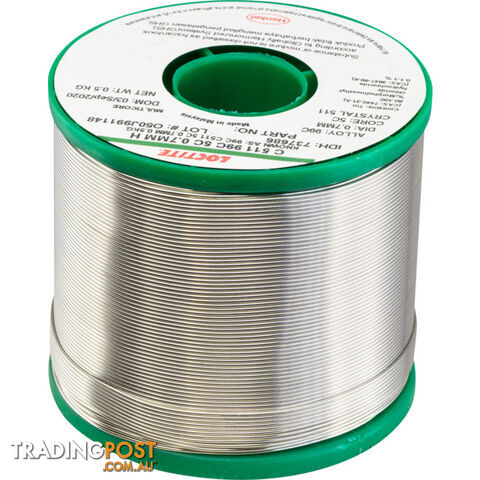 LF0.71-500G 0.71MM LEAD FREE SOLDER 500G 99% TIN, 1% COPPER - MULTICORE