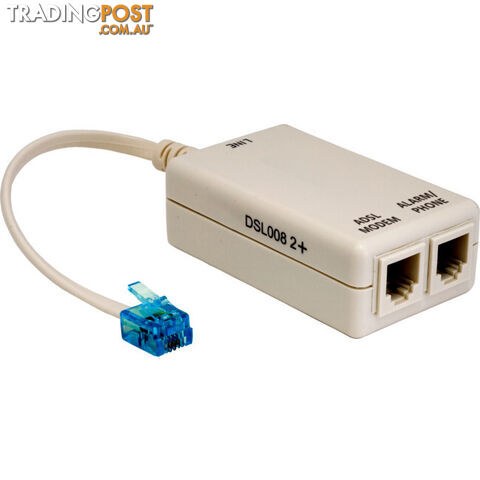 DSL008/2+ ADSL2+ LINE FILTER & SPLITTER TELSTRA CERTIFIED TEL1192