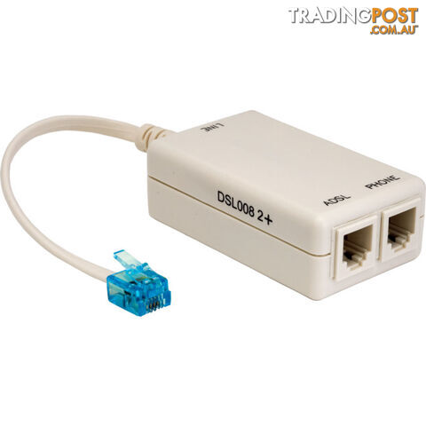 DSL008/2+ ADSL2+ LINE FILTER & SPLITTER TELSTRA CERTIFIED TEL1192 - photo 2 of 2