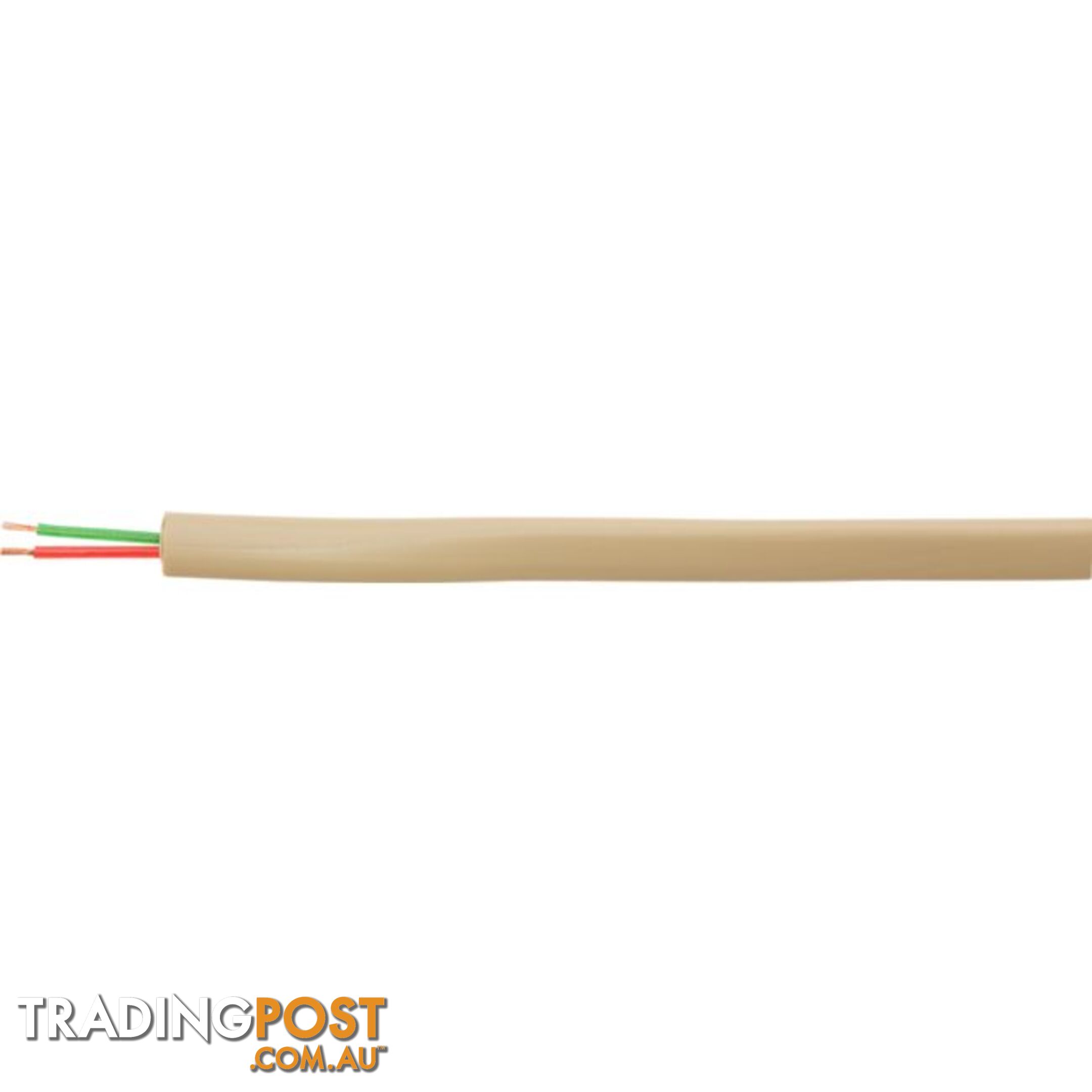 T2-1M MODULAR TELEPHONE CABLE - 1M 2 CORE FLAT CABLE - PER METRE