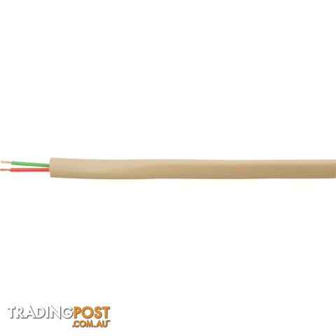 T2-1M MODULAR TELEPHONE CABLE - 1M 2 CORE FLAT CABLE - PER METRE